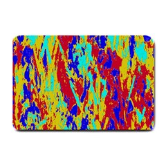 Multicolored Vibran Abstract Textre Print Small Doormat 