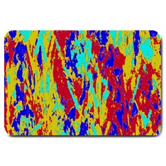 Multicolored Vibran Abstract Textre Print Large Doormat 