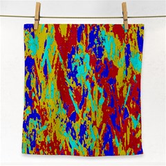 Multicolored Vibran Abstract Textre Print Face Towel