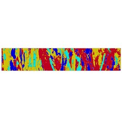 Multicolored Vibran Abstract Textre Print Large Flano Scarf 