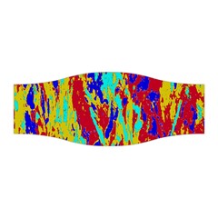 Multicolored Vibran Abstract Textre Print Stretchable Headband