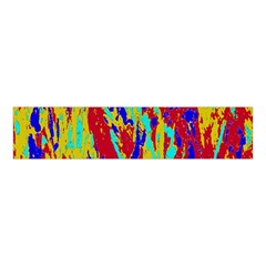 Multicolored Vibran Abstract Textre Print Velvet Scrunchie