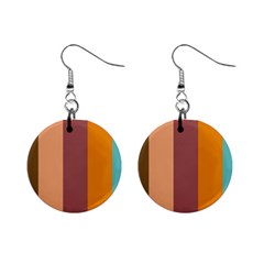 Stripey 15 Mini Button Earrings