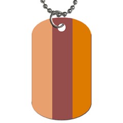 Stripey 15 Dog Tag (two Sides) by anthromahe