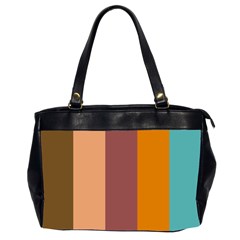 Stripey 15 Oversize Office Handbag (2 Sides) by anthromahe