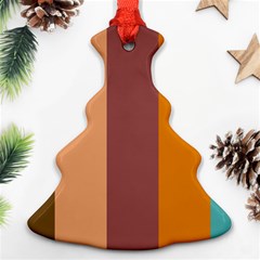 Stripey 15 Ornament (christmas Tree) 