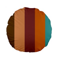 Stripey 15 Standard 15  Premium Round Cushions by anthromahe