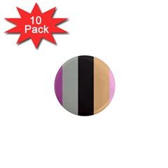 Stripey 16 1  Mini Magnet (10 Pack)  by anthromahe