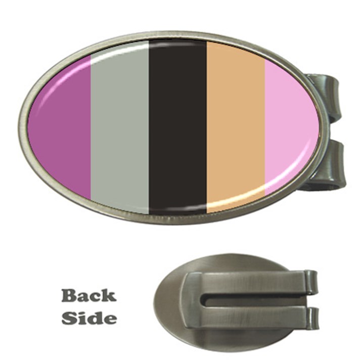 Stripey 16 Money Clips (Oval) 