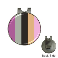 Stripey 16 Hat Clips With Golf Markers by anthromahe