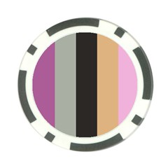 Stripey 16 Poker Chip Card Guard