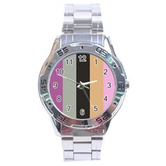 Stripey 16 Stainless Steel Analogue Watch by anthromahe