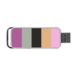 Stripey 16 Portable USB Flash (One Side) Front