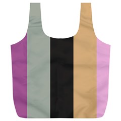 Stripey 16 Full Print Recycle Bag (xl) by anthromahe