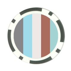 Stripey 17 Poker Chip Card Guard