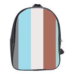 Stripey 17 School Bag (large) by anthromahe