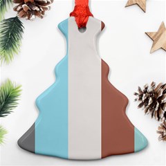 Stripey 17 Ornament (christmas Tree) 