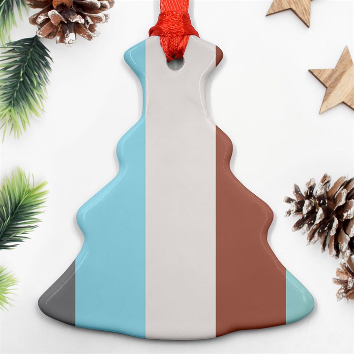 Stripey 17 Ornament (Christmas Tree) 