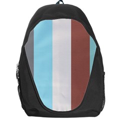 Stripey 17 Backpack Bag by anthromahe