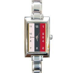 Stripey 18 Rectangle Italian Charm Watch by anthromahe