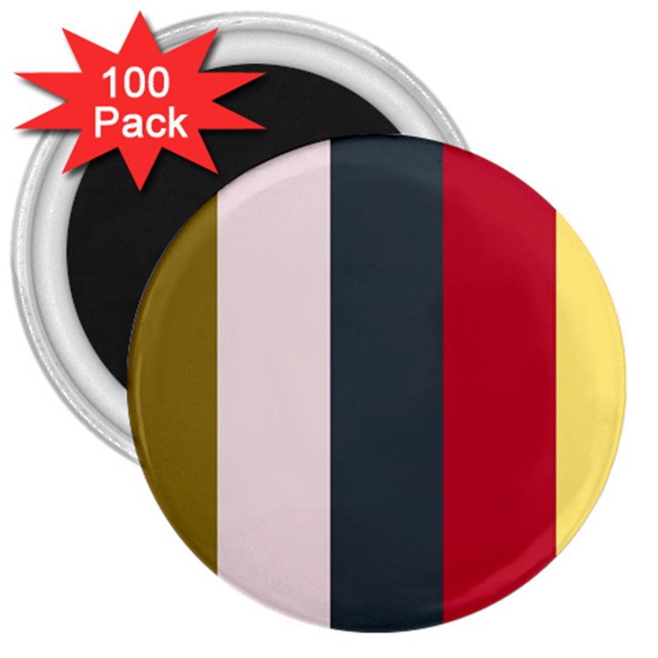 Stripey 18 3  Magnets (100 pack)