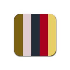 Stripey 18 Rubber Coaster (Square) 