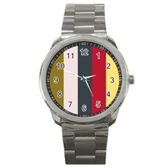 Stripey 18 Sport Metal Watch by anthromahe