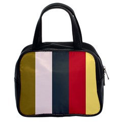 Stripey 18 Classic Handbag (two Sides) by anthromahe