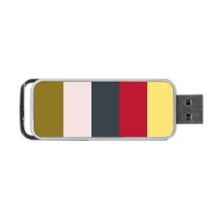 Stripey 18 Portable Usb Flash (one Side) by anthromahe