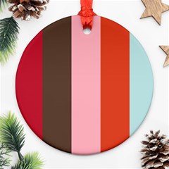 Stripey 19 Ornament (round) by anthromahe