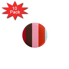 Stripey 19 1  Mini Magnet (10 Pack)  by anthromahe