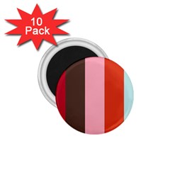 Stripey 19 1 75  Magnets (10 Pack)  by anthromahe