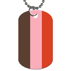 Stripey 19 Dog Tag (two Sides) by anthromahe