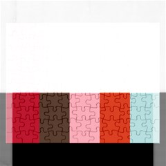 Stripey 19 Rectangular Jigsaw Puzzl by anthromahe