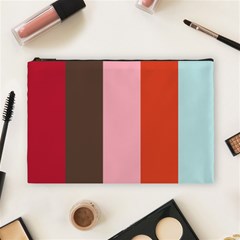 Stripey 19 Cosmetic Bag (large) by anthromahe