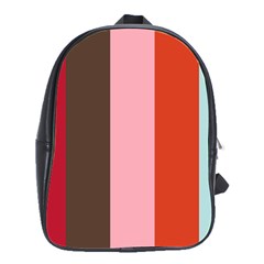 Stripey 19 School Bag (large) by anthromahe