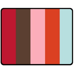 Stripey 19 Fleece Blanket (medium)  by anthromahe