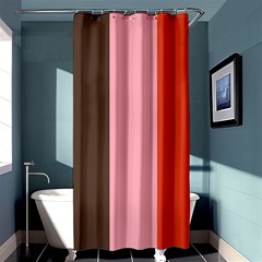 Stripey 19 Shower Curtain 36  X 72  (stall)  by anthromahe