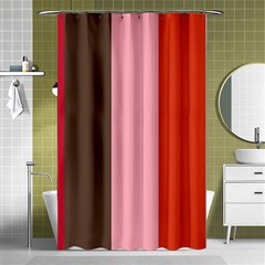 Stripey 19 Shower Curtain 48  X 72  (small)  by anthromahe