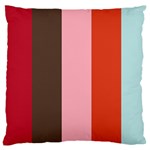 Stripey 19 Large Cushion Case (One Side) Front