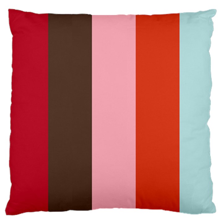 Stripey 19 Large Cushion Case (One Side)