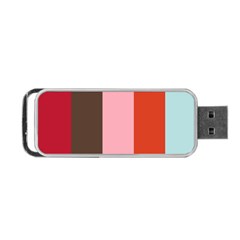 Stripey 19 Portable Usb Flash (one Side) by anthromahe