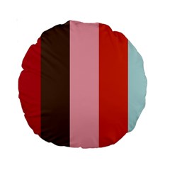 Stripey 19 Standard 15  Premium Round Cushions by anthromahe