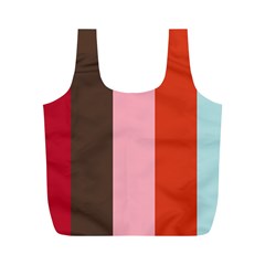 Stripey 19 Full Print Recycle Bag (m) by anthromahe