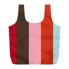 Stripey 19 Full Print Recycle Bag (l) by anthromahe