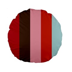 Stripey 19 Standard 15  Premium Flano Round Cushions by anthromahe