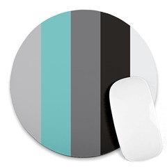 Stripey 20 Round Mousepads