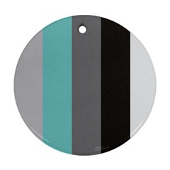 Stripey 20 Ornament (round) by anthromahe