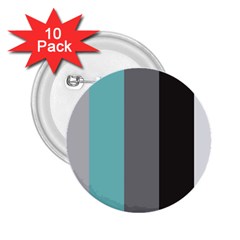 Stripey 20 2.25  Buttons (10 pack) 