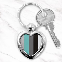 Stripey 20 Key Chain (Heart)